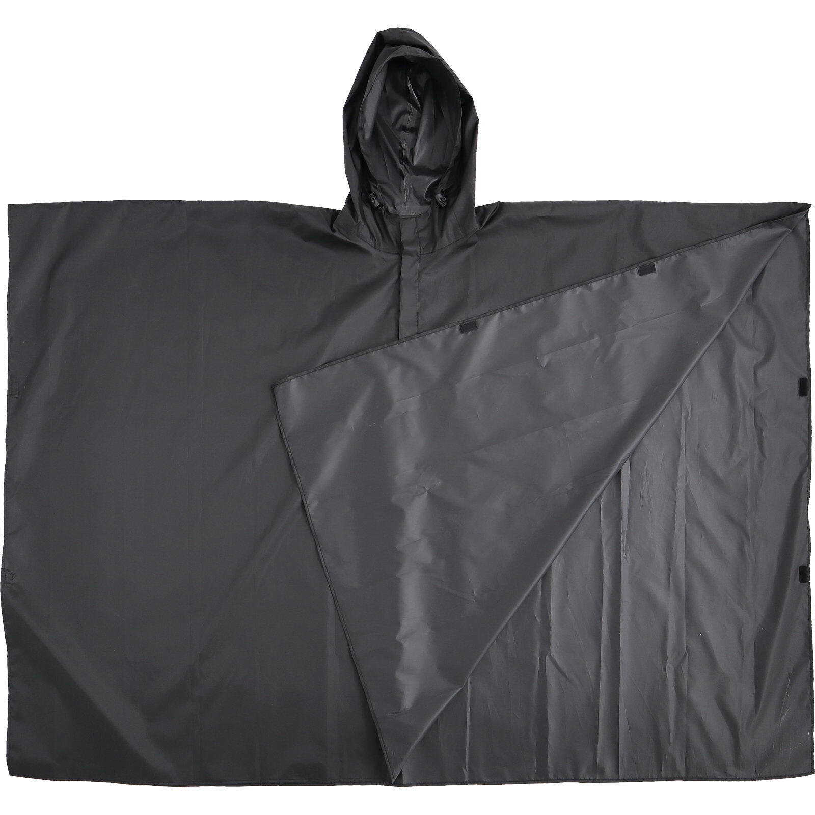 Regenponcho Hiker schwarz 2/5
