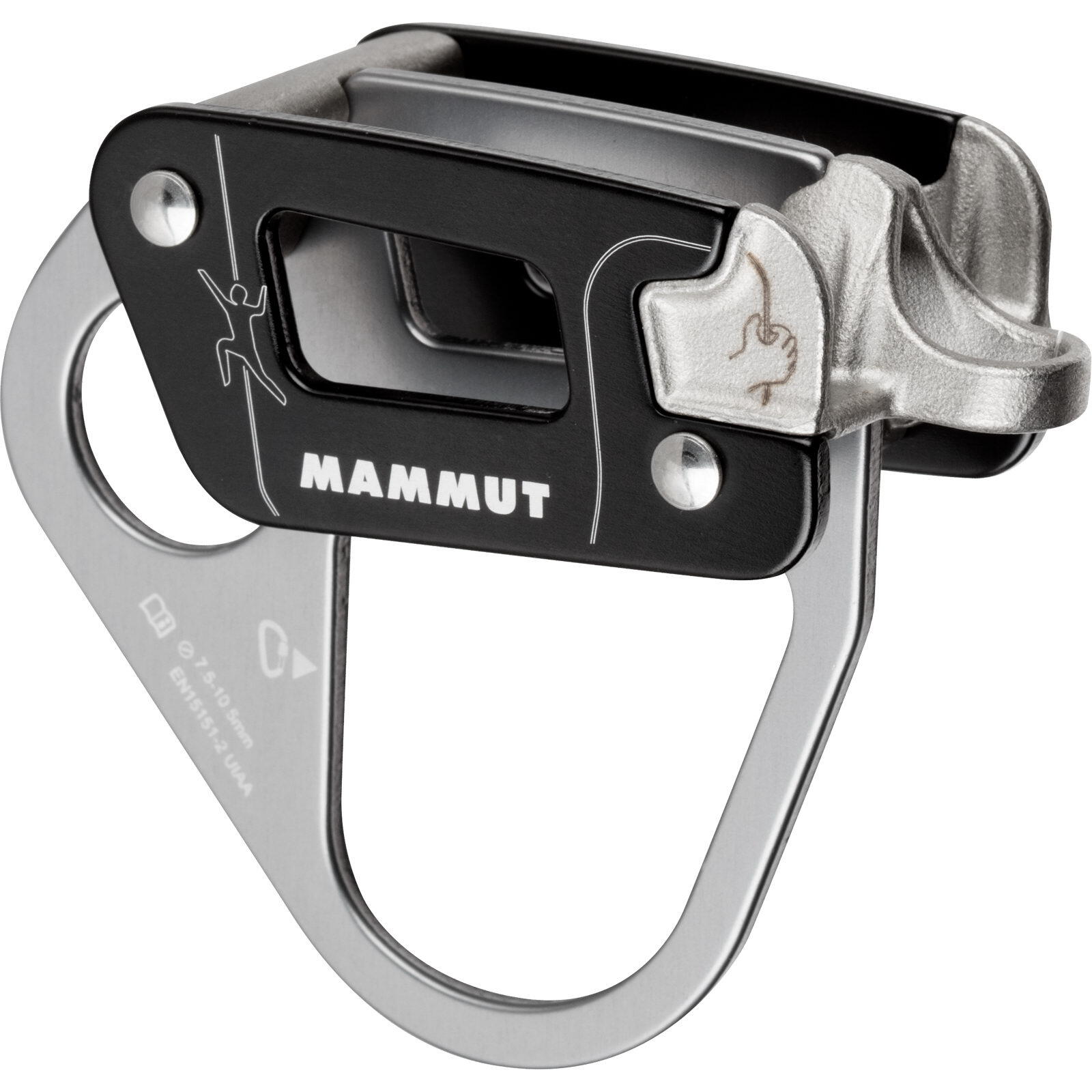 Assureur Mammut Nordwand Alpine Belay hybride alu/acier corde 7,5–10,5 mm 80 g 2/4