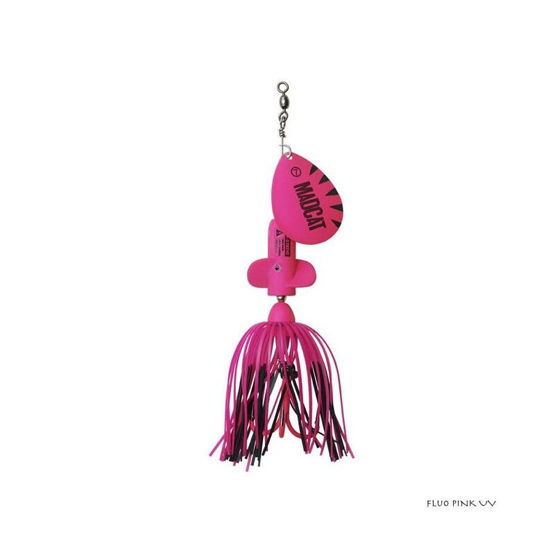 Cuiller Tournante Madcat A-Static Screaming Spinner (Fluo Pink UV)