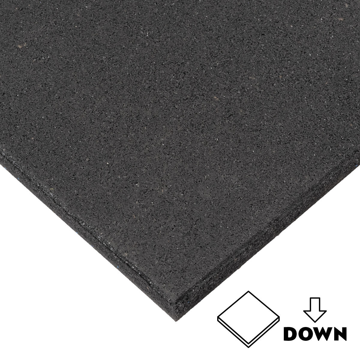 Pavimento de borracha manchada para ginásio 100x100cm GladiatorFit 2/4