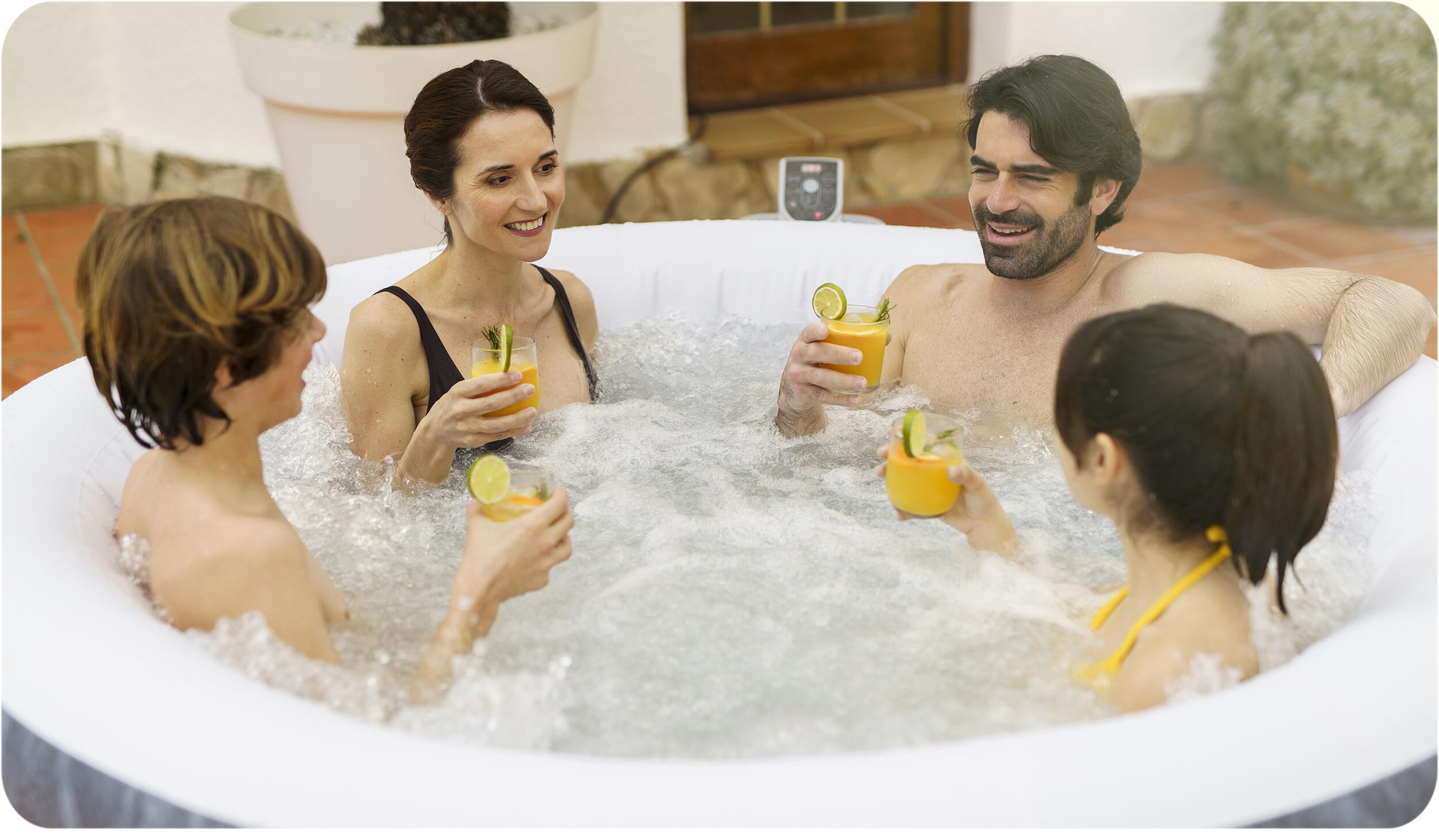 Dmuchane SPA z masażem i podgrzewaczem wody 4 osobowe Bestway 60175 7/10