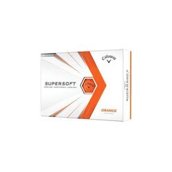 Boite de 12 Balles de Golf Callaway Supersoft Matte Oranges