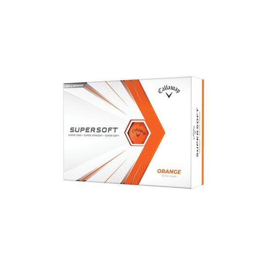 Confezione da 12 palline da golf Callaway Supersoft Matte Oranges