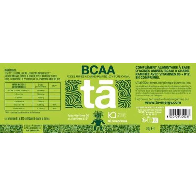 Ta Energy - Capsules de BCAA pour la régénération musculaire