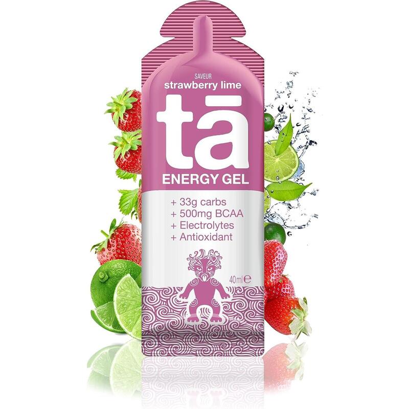 TA ENERGY - Gel Énergétique x12 - Energie, Sodium, 500mg BCAA - 133Kcal