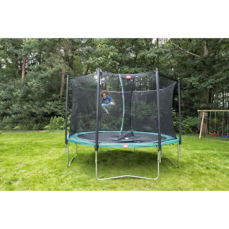 Trampoline rond Favorit Regular groen 330 cm met veiligheidsnet