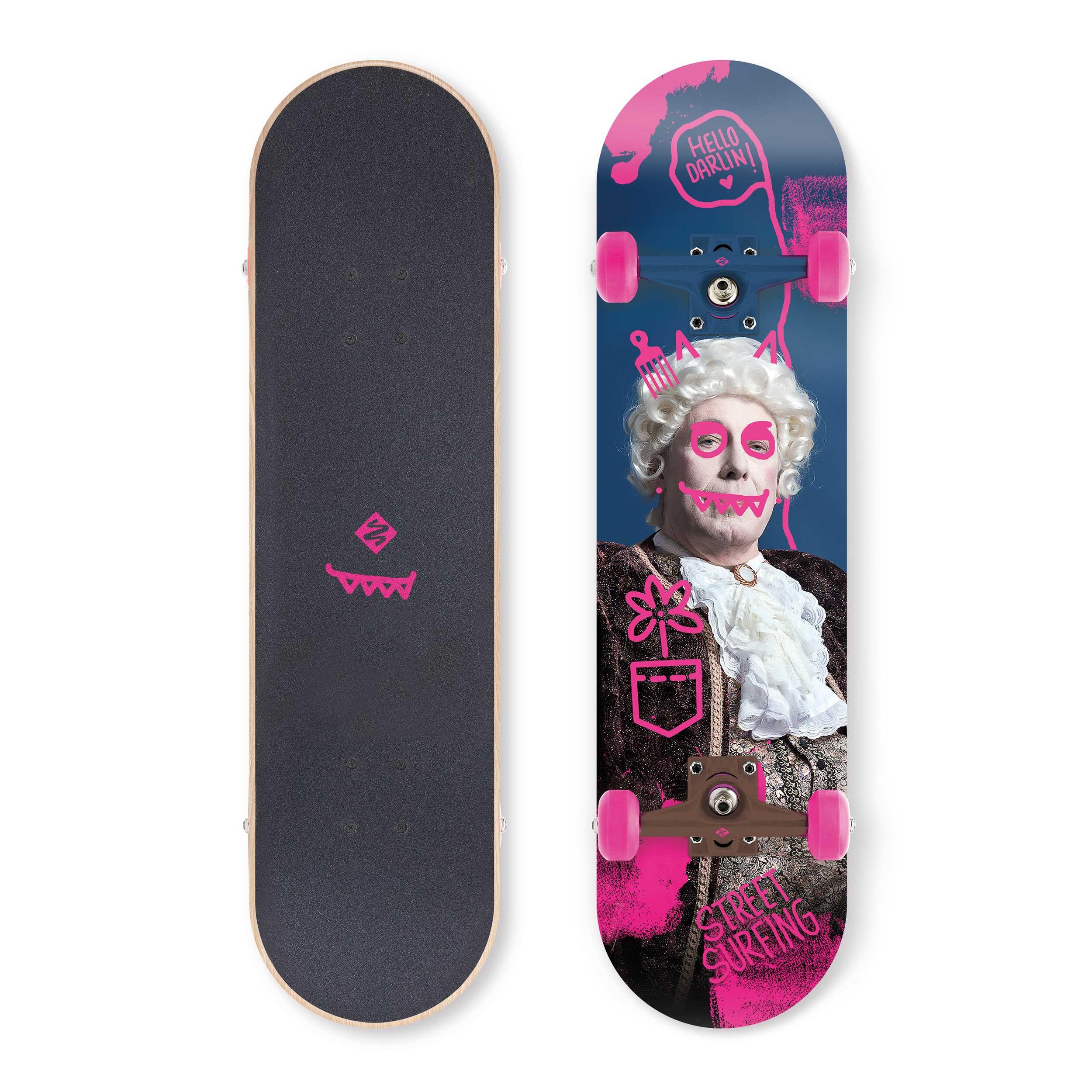 STREET SURFING Skateboard Street Skate 31" Hello Darlin