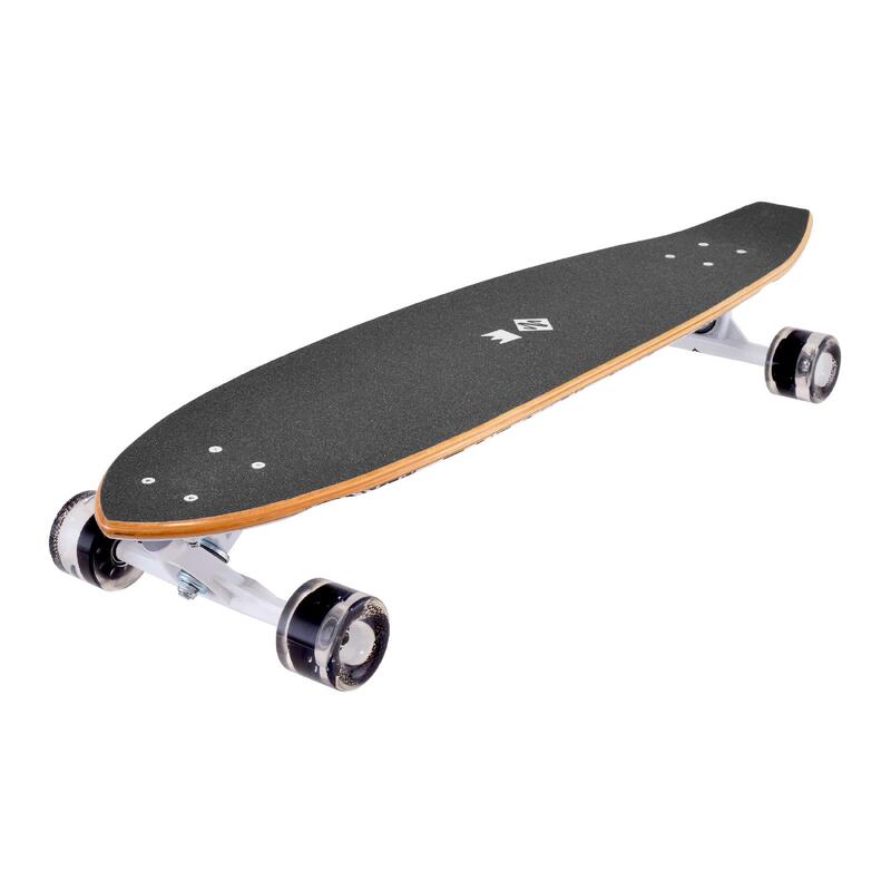 Longboard Cut Kicktail 36 Rumble Jungle Street Surfing