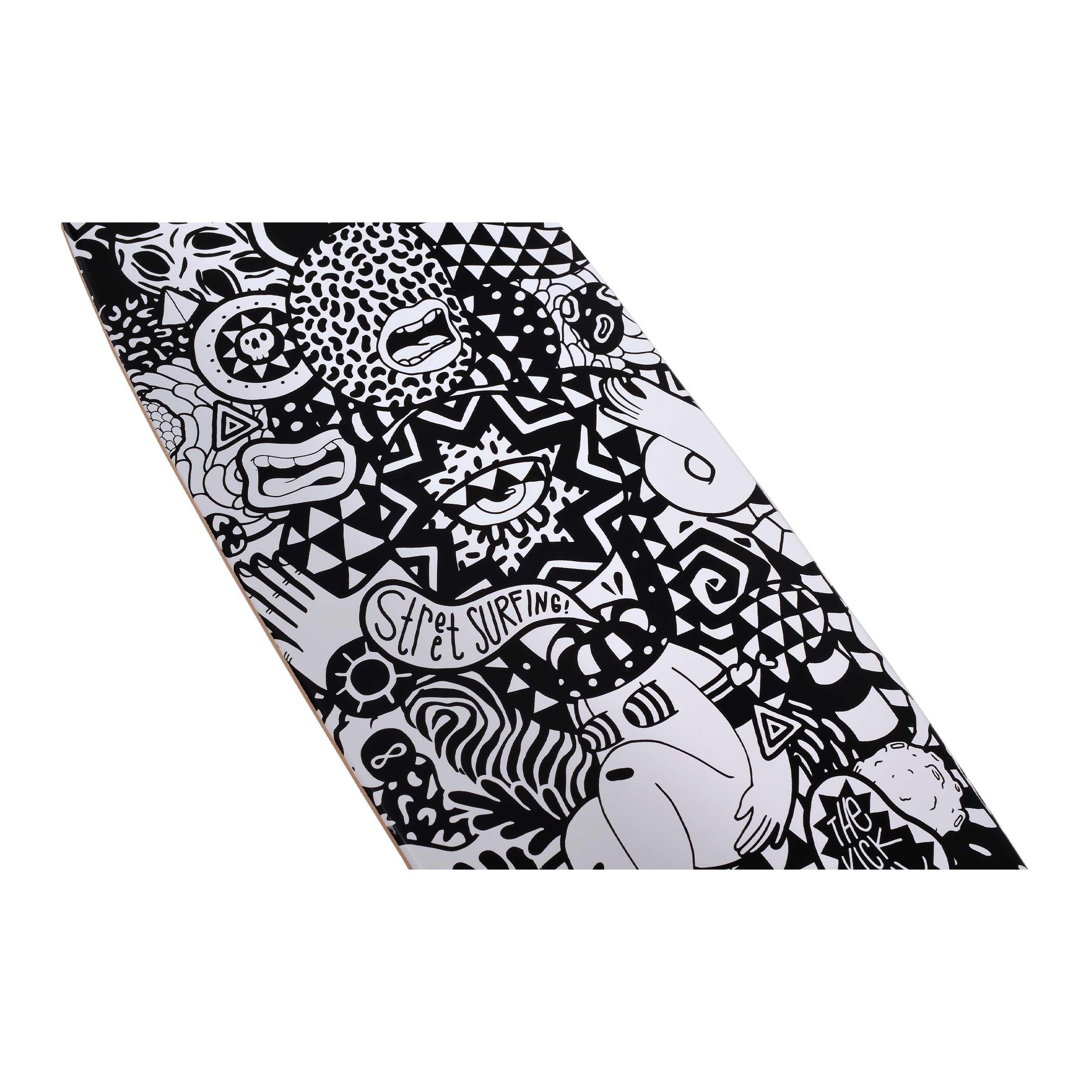Longboard Cut Kicktail 36 Rumble Jungle 6/7