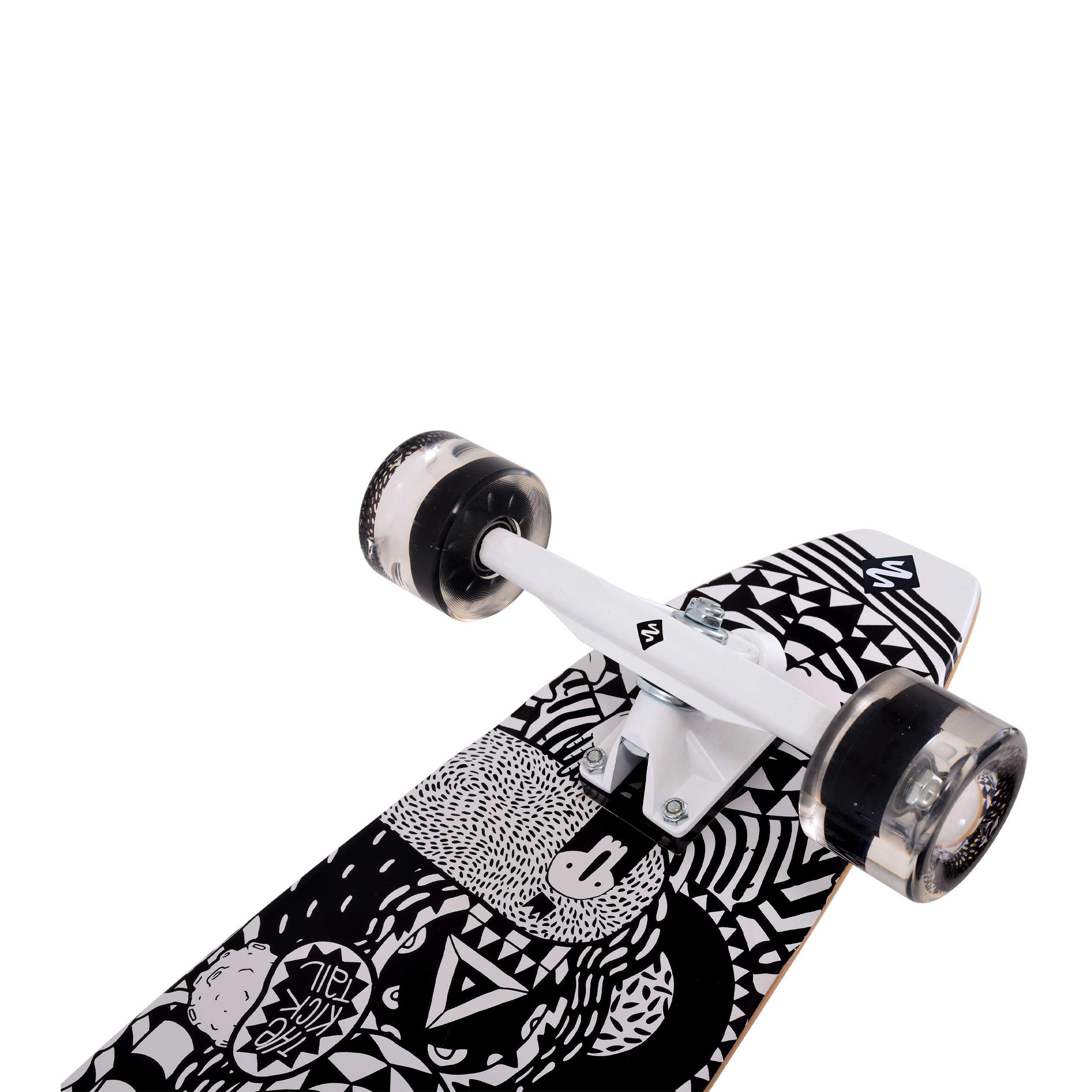 Longboard Cut Kicktail 36 Rumble Jungle 5/7