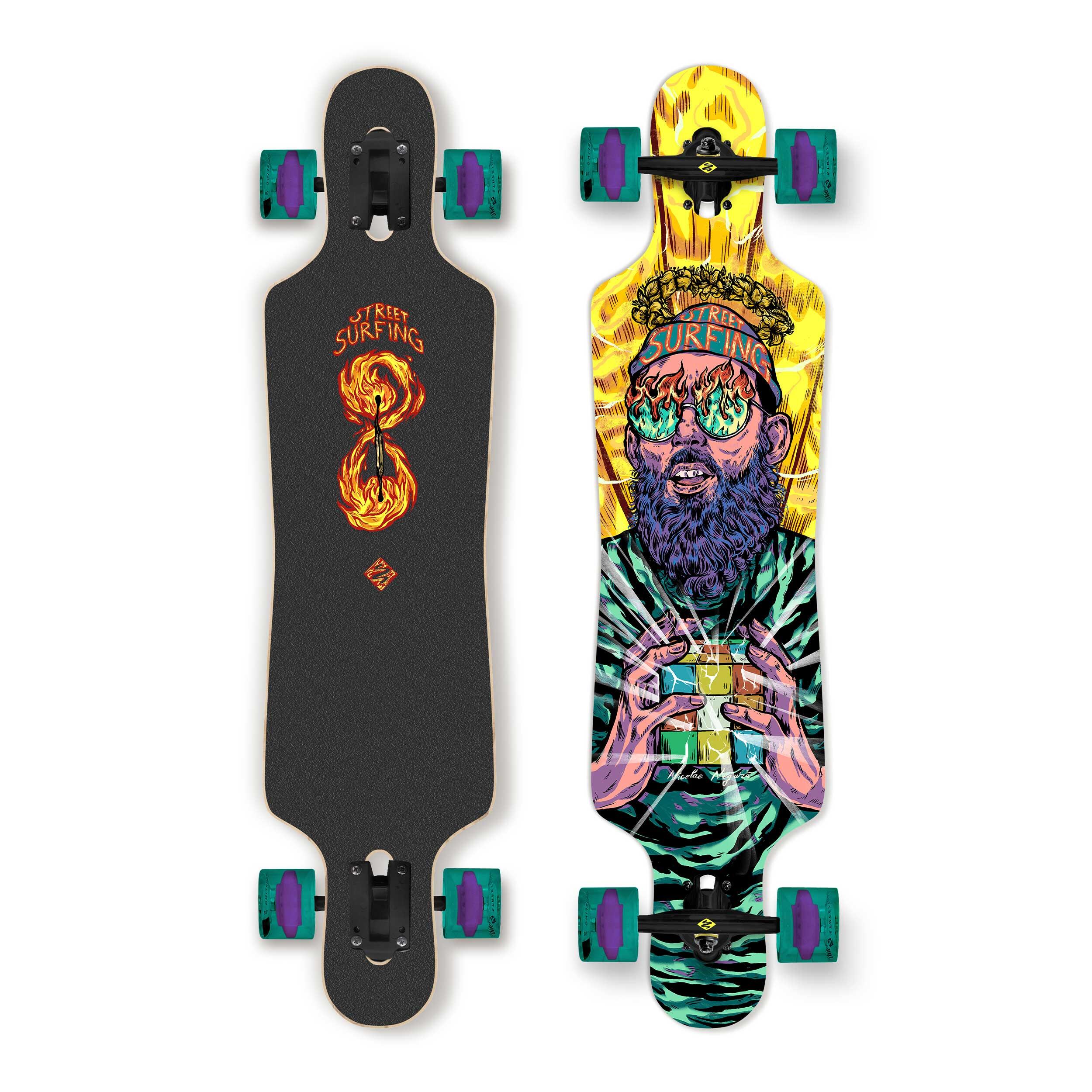 STREET SURFING Freeride Longboard Curve Holy Cube