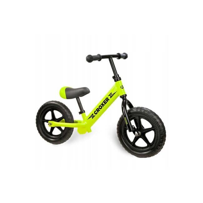 Bicicleta fara pedale Balance Bike CROXER Leox, Verde, Copii