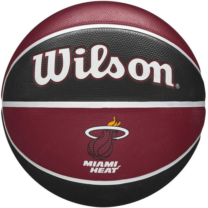 Balón de Baloncesto Wilson Miami Heat Rojo Oscuro