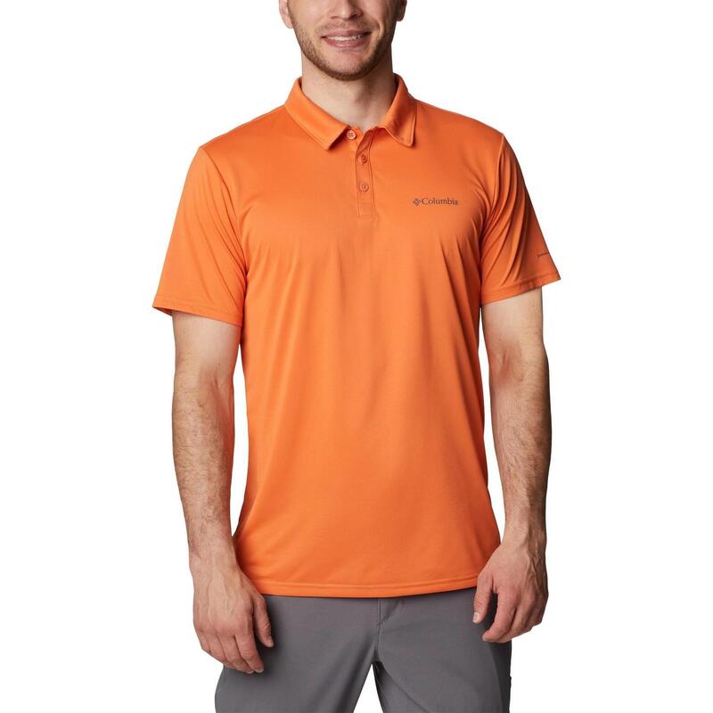 Tricou cu guler Columbia Hike Polo - portocaliu barbati