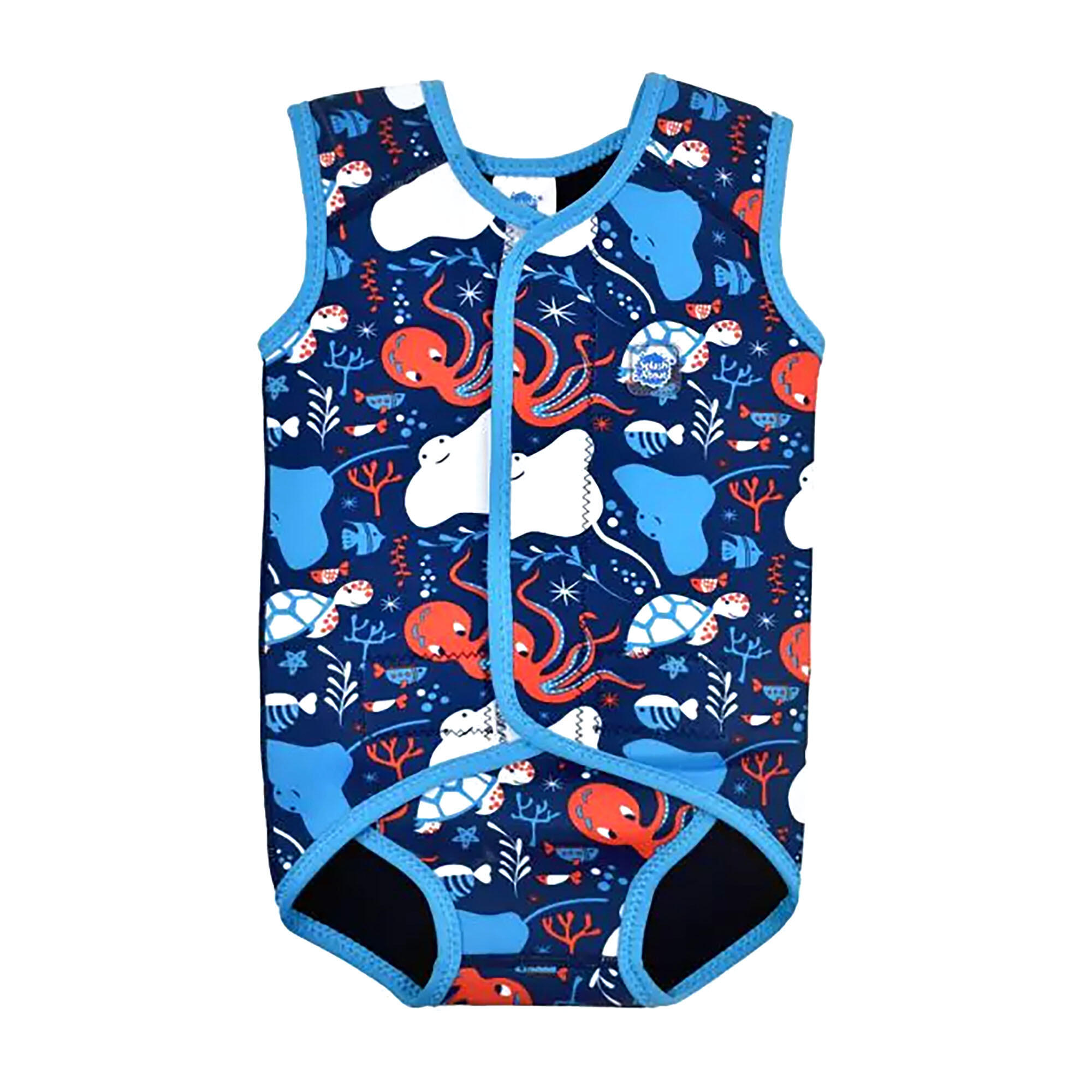Splash About - Splash About Baby Wrap 2mm Swim Foam (mousse De Natation) - Shorty Néoprene - Bleu - 6 Mois - Decathlon