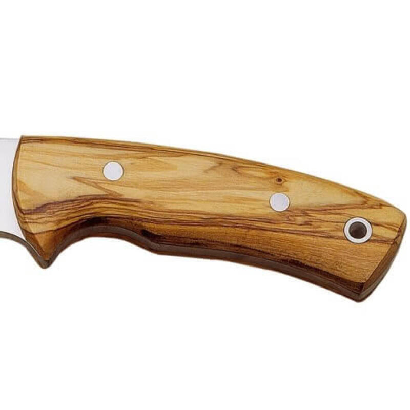 Couteau de survie Corzo CO25 - extérieur lame fixe - bois d'olivier
