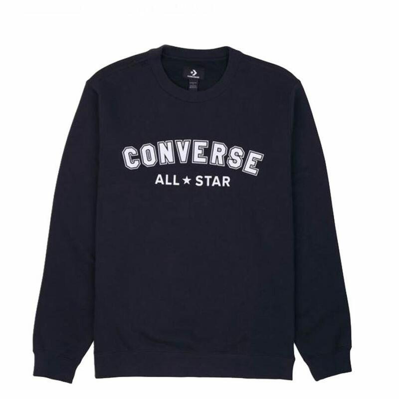 Camiseta de Manga Corta Hombre Converse Classic Fit All Star Single Screen Negro