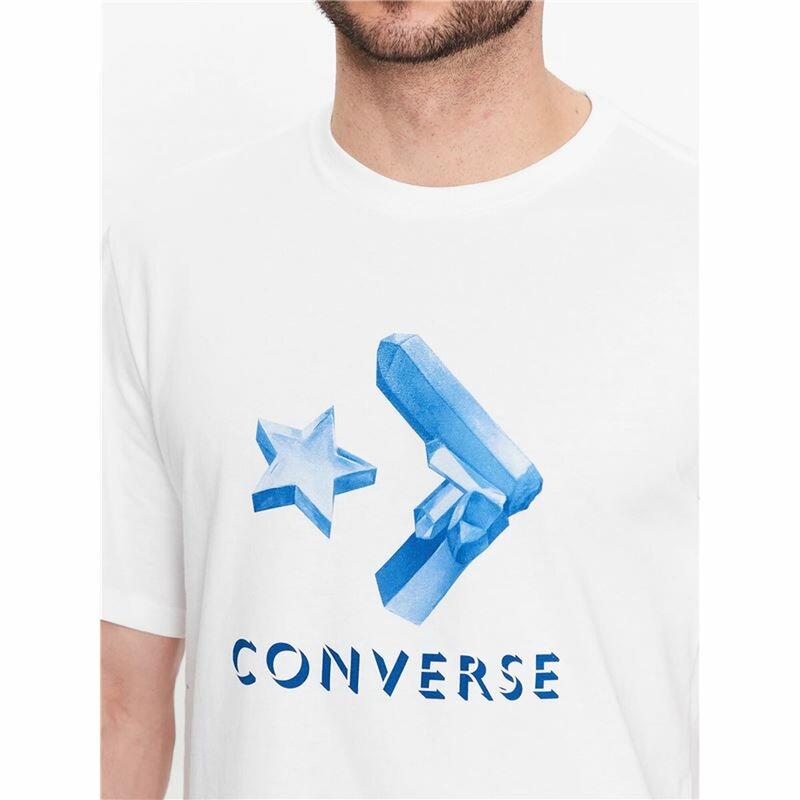 T-Shirt Converse Crystals de manga curta para homem Branco