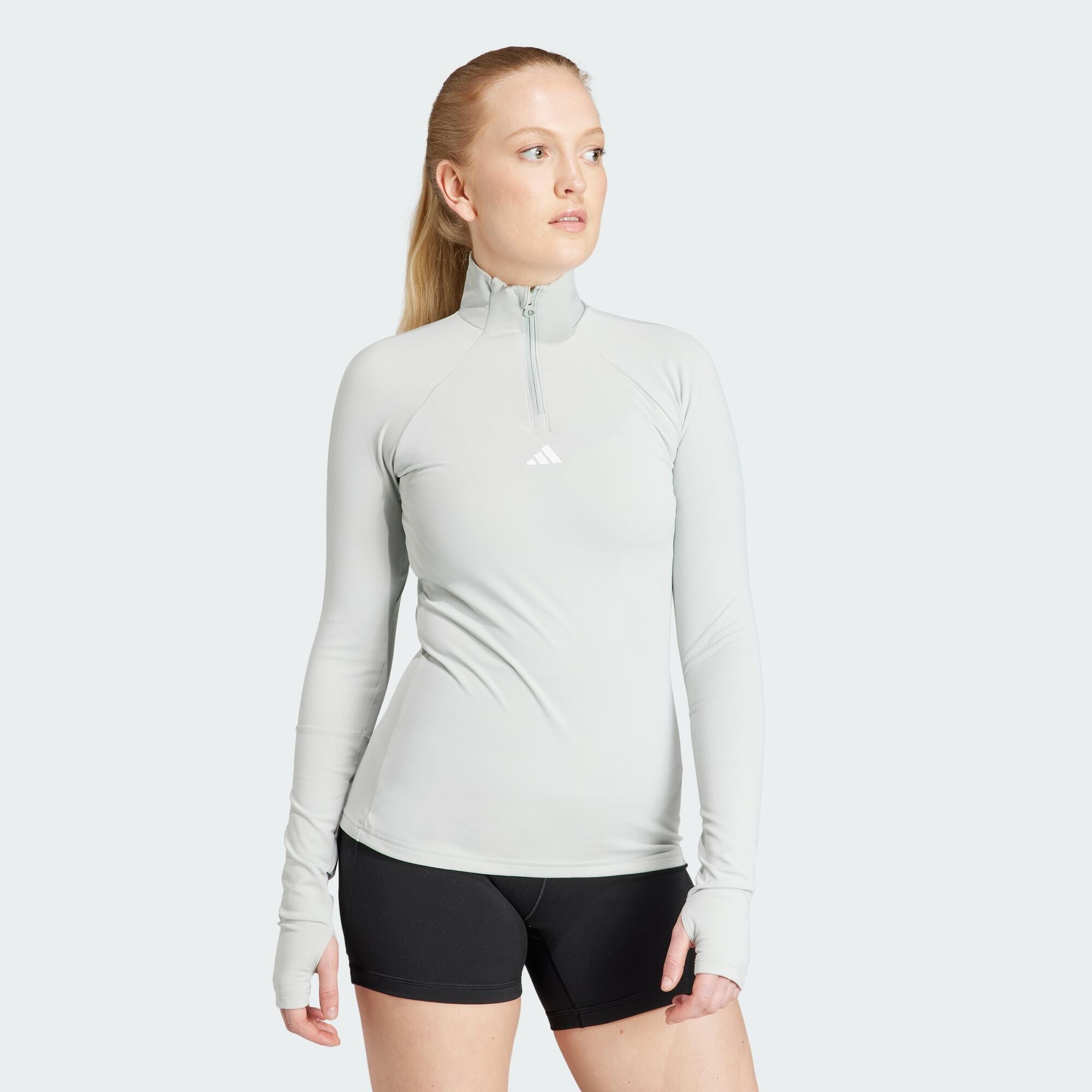 ADIDAS Techfit COLD.RDY 1/4 Zip Long Sleeve Training Top