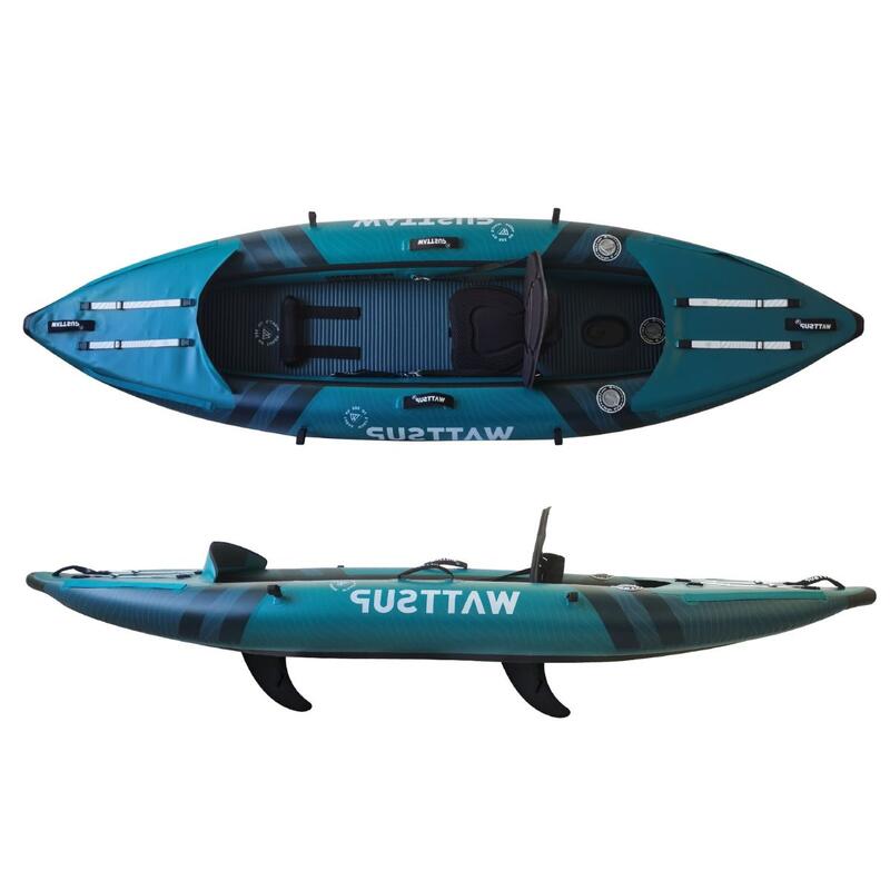 Kayak gonflable - 1 personne - avec accessoires - Wattsup COD