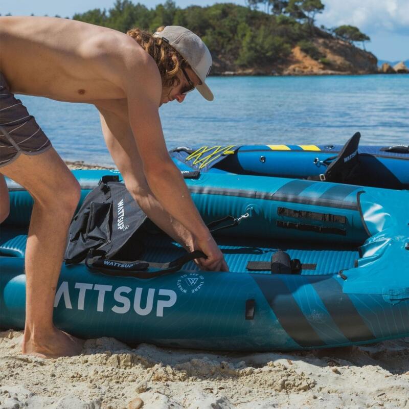 Kayak gonflable - 1 personne - avec accessoires - Wattsup COD