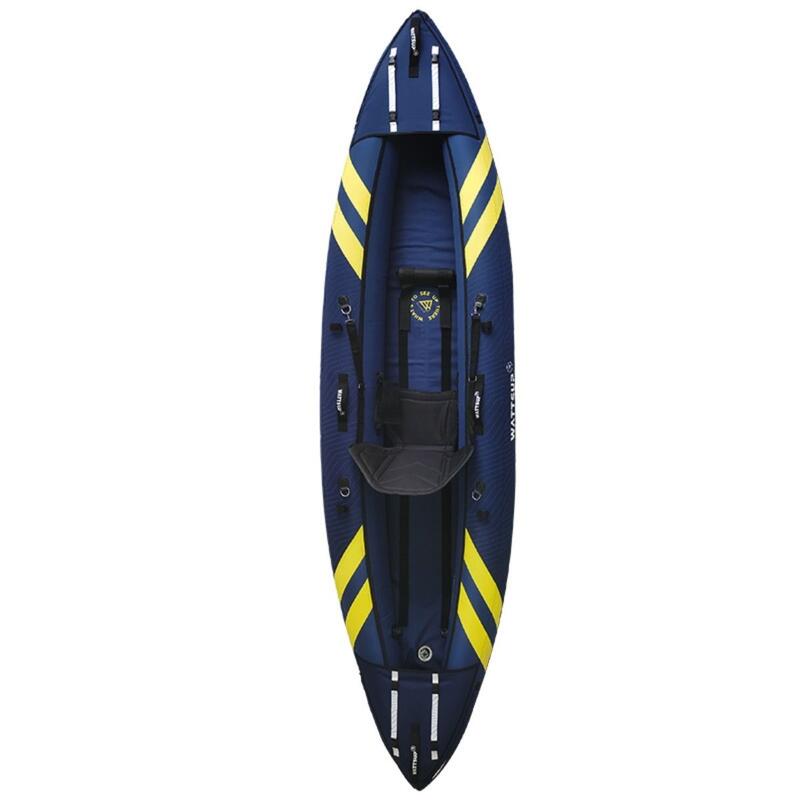 Kayak avec accessoires - gonflable - 1 personne - capacité de charge de 180 kg