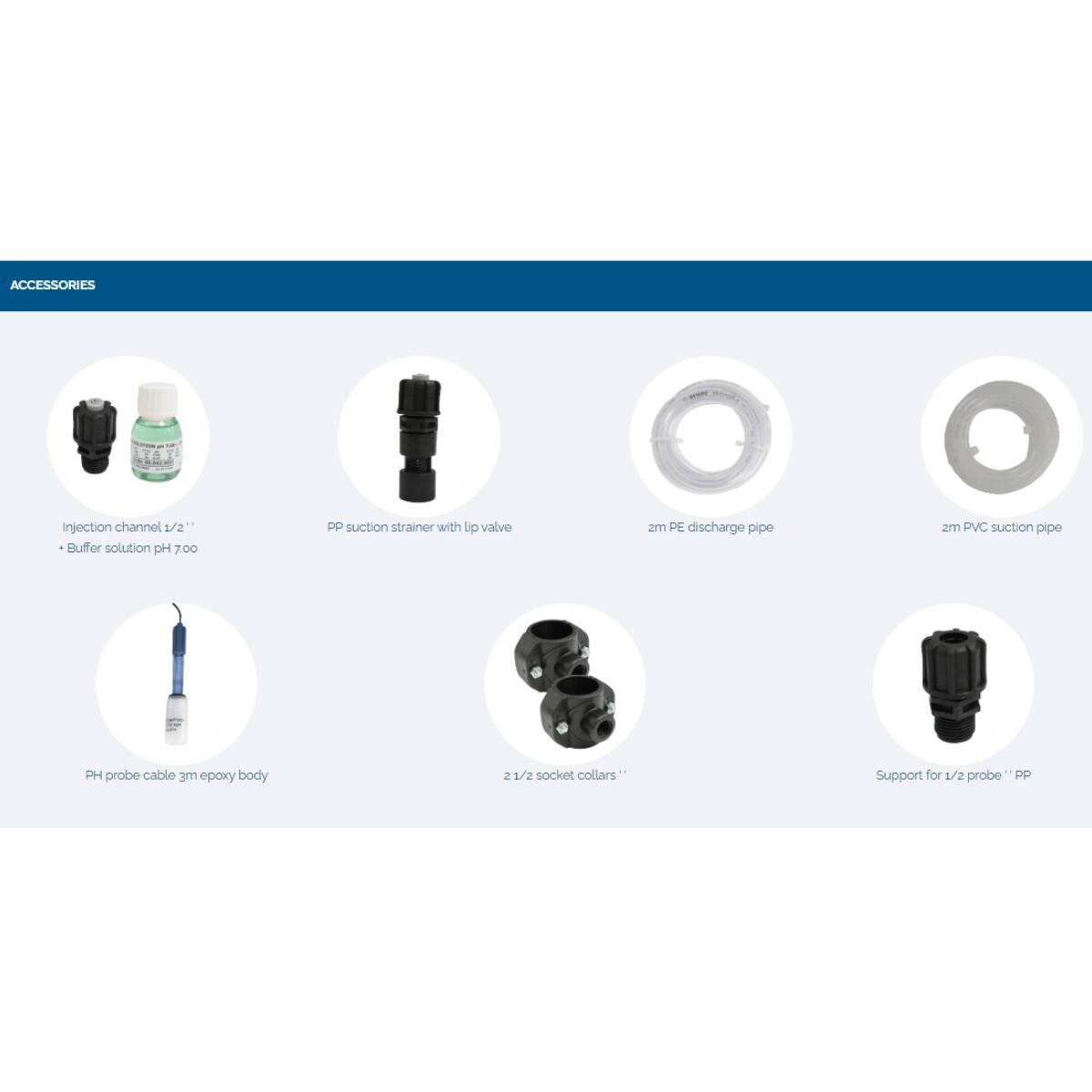 Regolatore di PH Poolex per piscine fino a 65 m3 - accessori inclusi 7/7