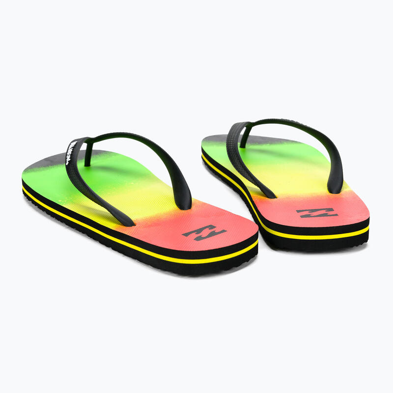 Flip de playa para hombres -Flops Billabong Tides Fade Rasta