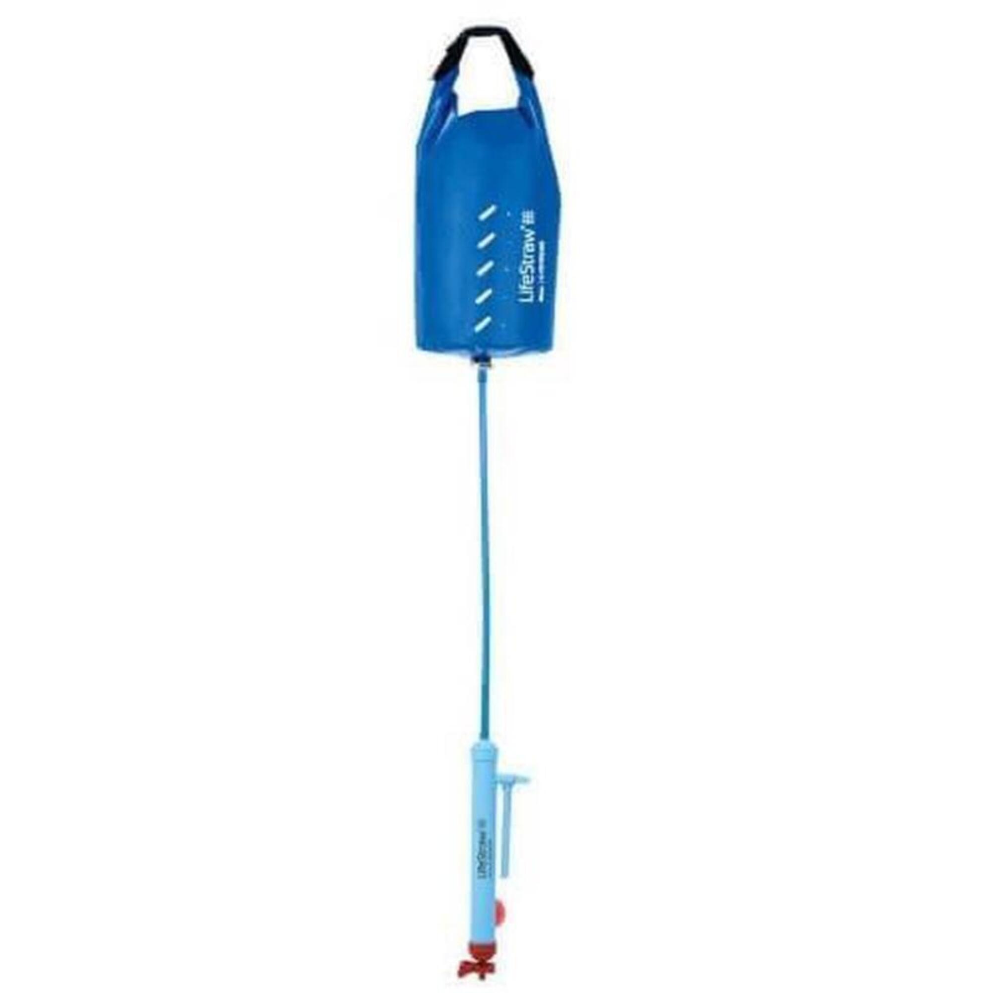 Mission waterzak met waterfilter - 5 liter - Blauw