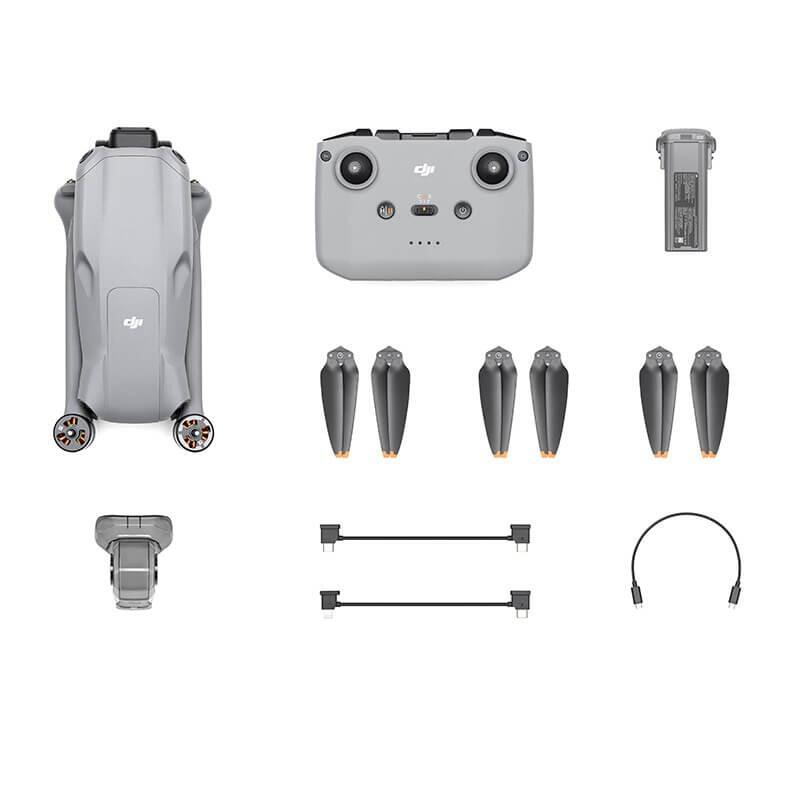 Dji - Dji Air 3 Et Radiocommande Dji Rc-n2 - Drone - Gris - Taille Unique - Decathlon