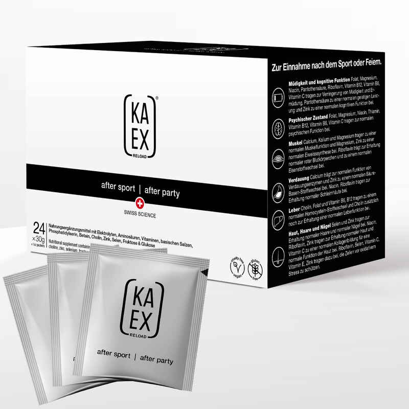 Komplettmixtur Pulver 24x 30g Post Workout Zitrone Swiss Science KA-EX