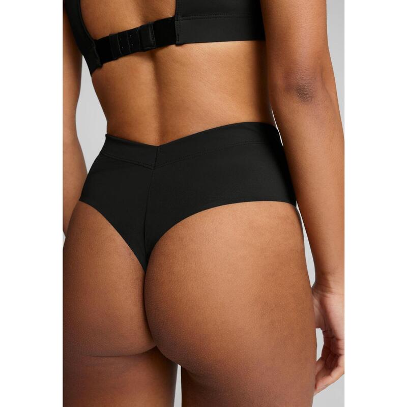 PUMA Brazilian High Waist-Damenstring im 2er-Pack Schwarz