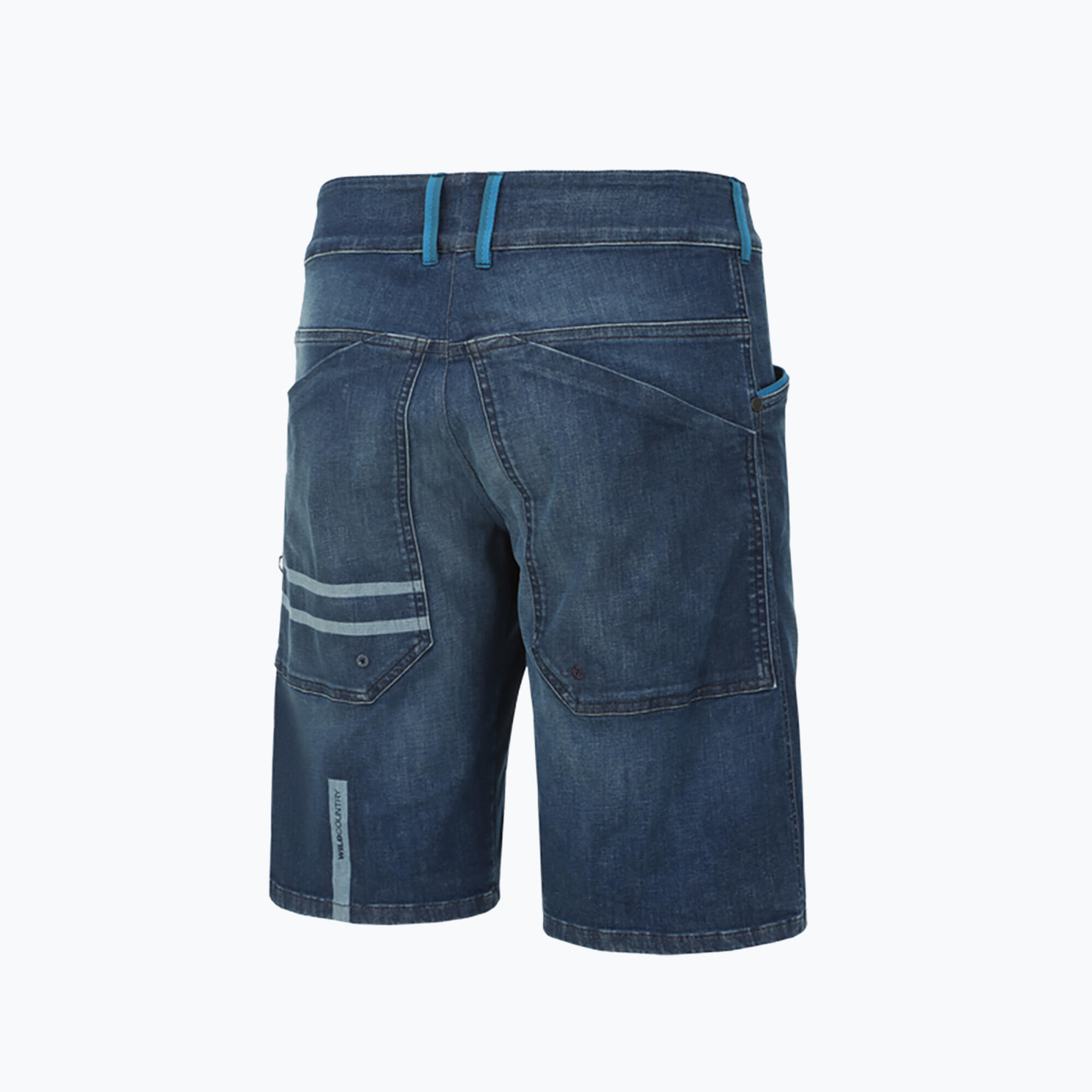 Sesión del país salvaje masculino pantalones cortos de escalada para hombres 2/3