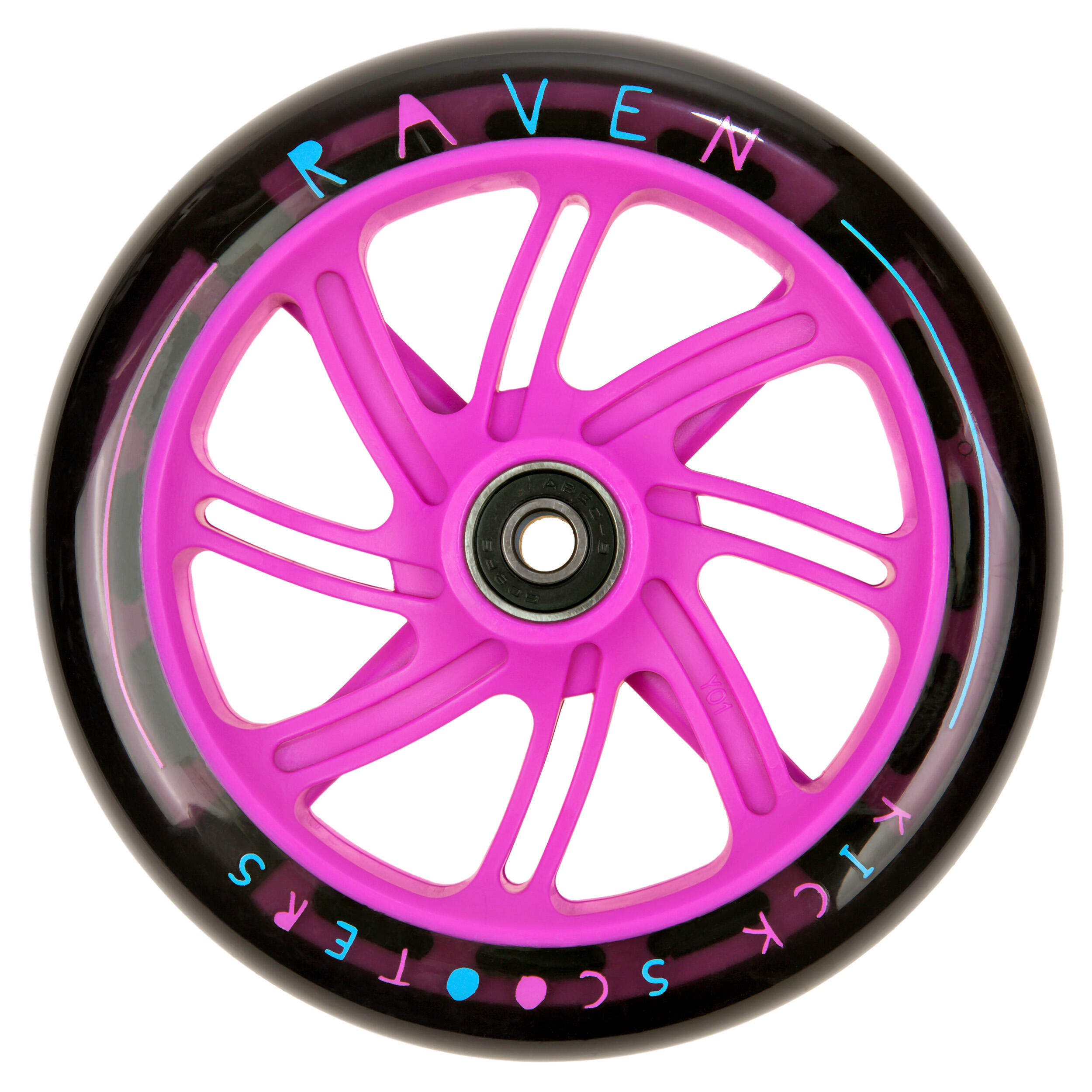 Świecące kółka do hulajnogi RAVEN Elena 145mm LED 2szt 3/4