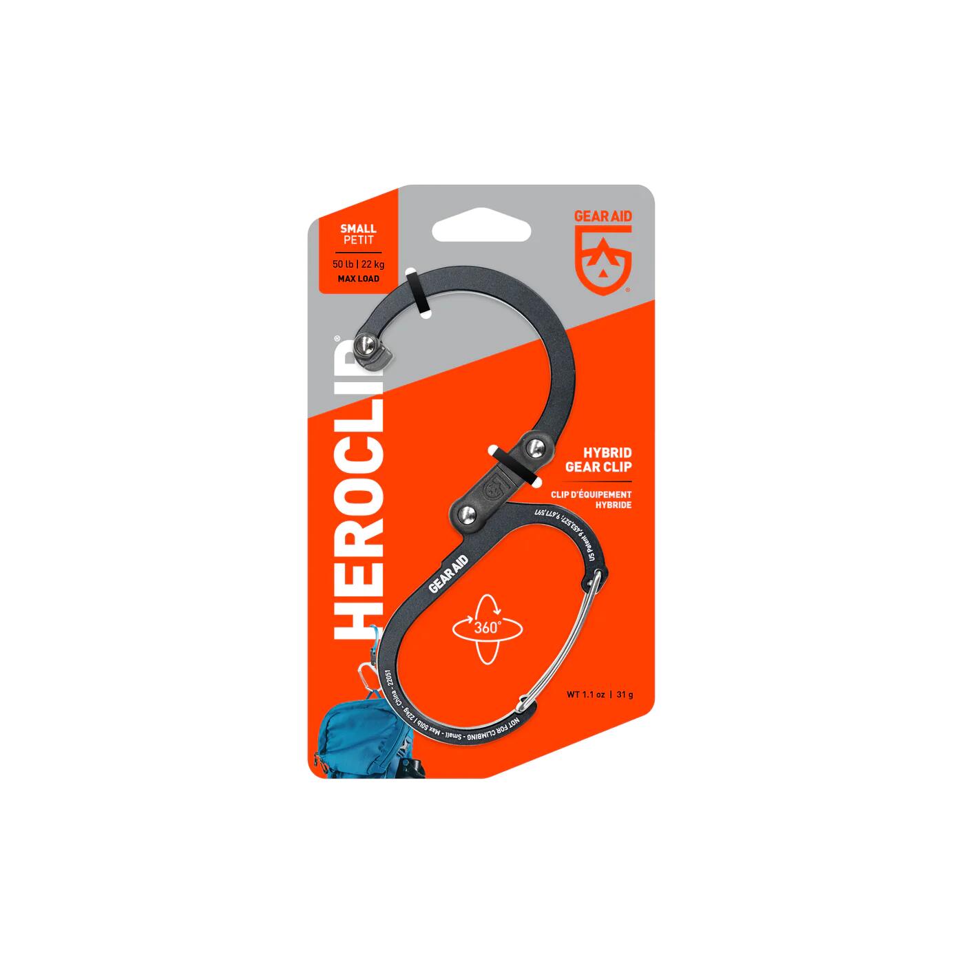 Materialkarabiner Heroclip S schwarz 2/7