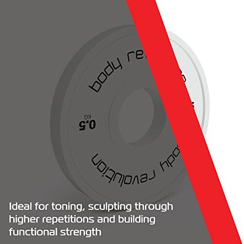 Olympic Fractional Bumper Plates - Rubber Coated Weights for 2inch Barbells 5/6