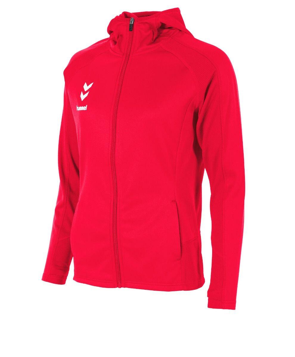 Hummel Ground Veste à Capuche Femmes - Rouge 1/3