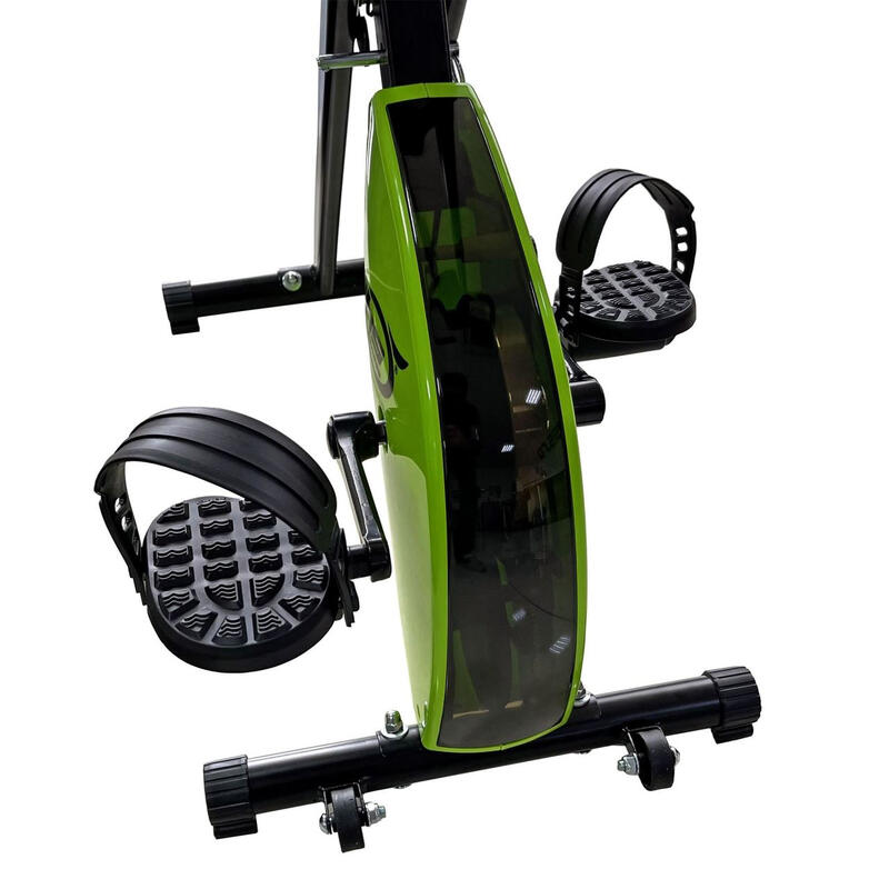 Bicicleta fitness pliabila X-Bike, cu reglaj rezistenta la pedalare, DHS 8001