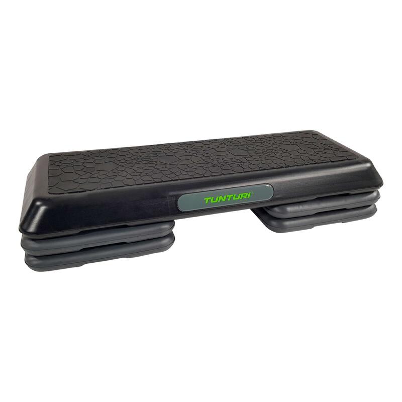 Tunturi Aerobic Power Step Board Schwarz mit Grau