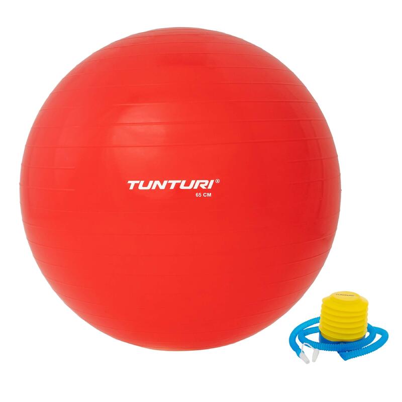 Gym ball ballon de gym 65cm rouge