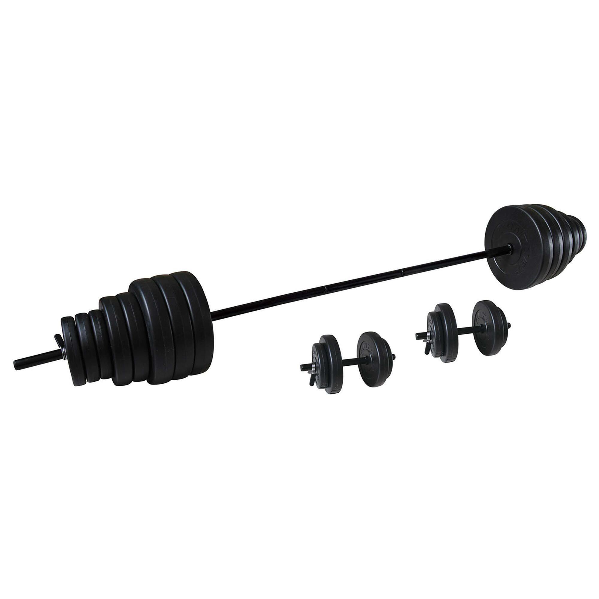 Vinyl weight set Tunturi 50 kg