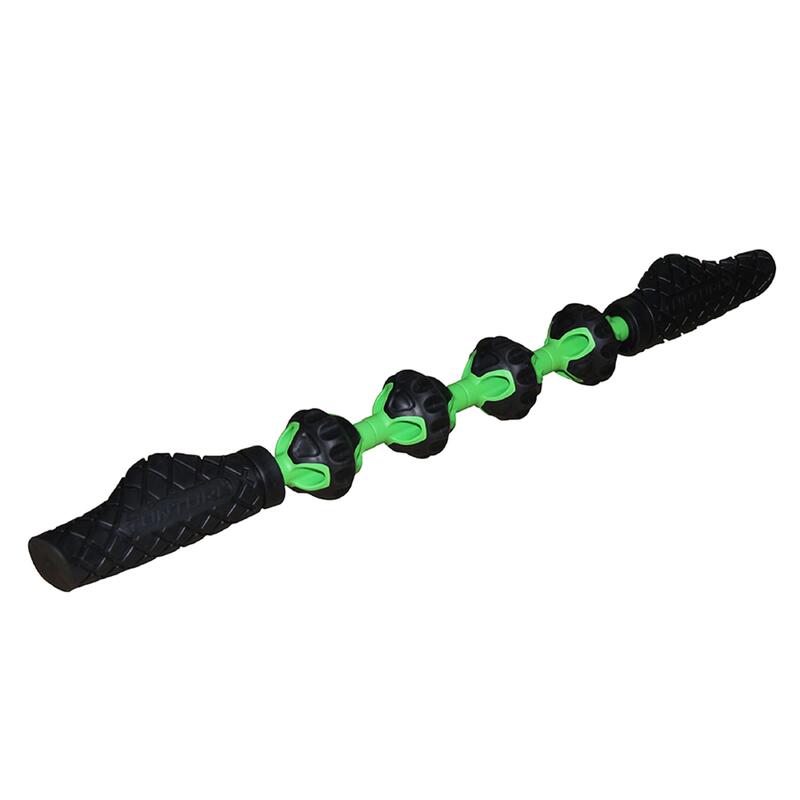 Tunturi Muskel Roller Massage Stick Schwarz mit Grün