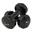 Vinyl Dumbbells 5.0kg, Black, Pairc