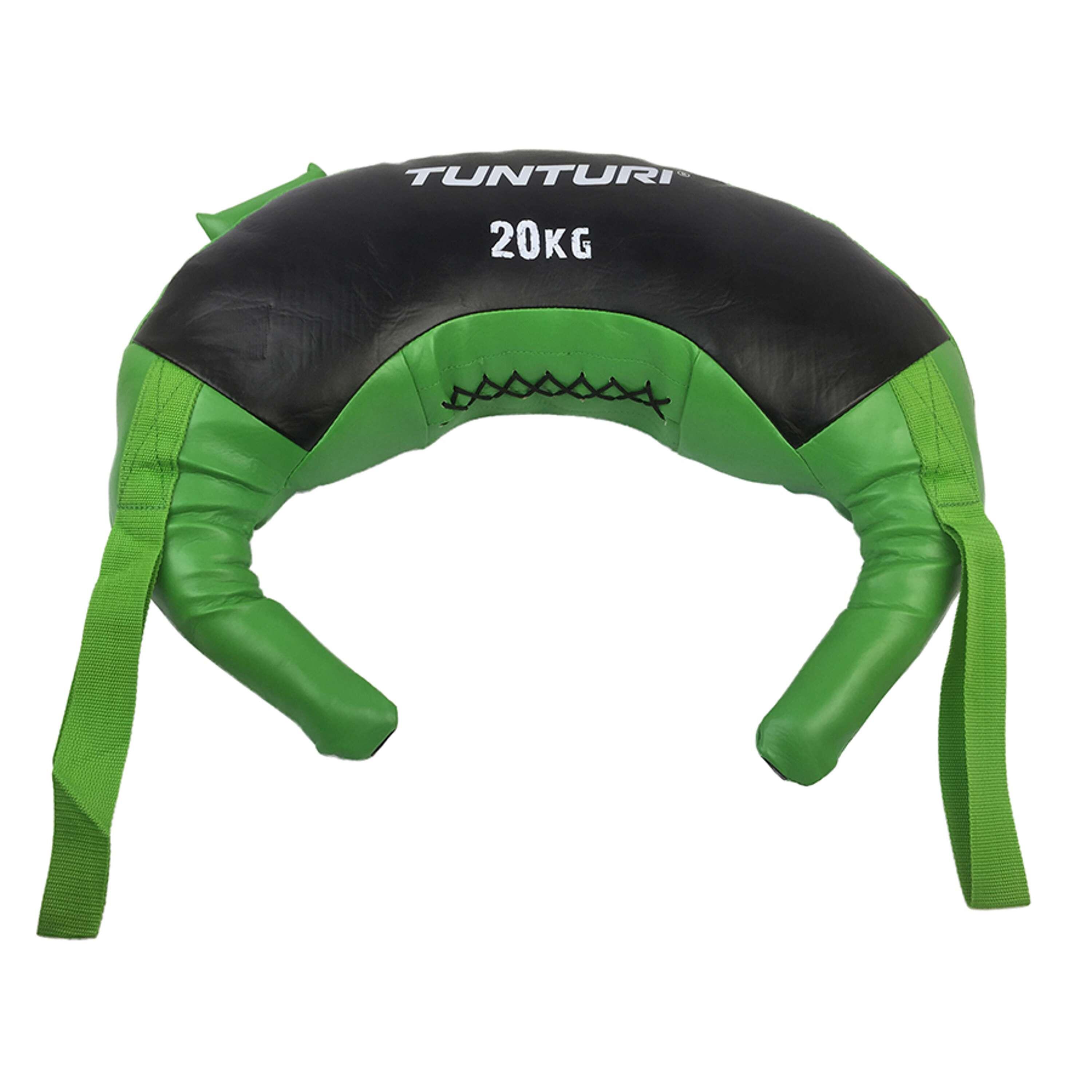 TUNTURI Bulgarian bag - Fitness sandbag voor krachttraining -Powerbag Groen