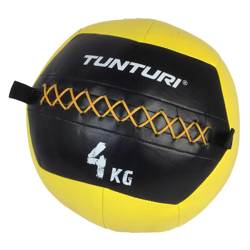 Tunturi Wall Balls Cross Training Wandbälle 4 kg Gelb