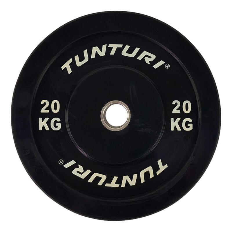 Disques d'haltères Tunturi Bumper Plate 50 mm 20 kg