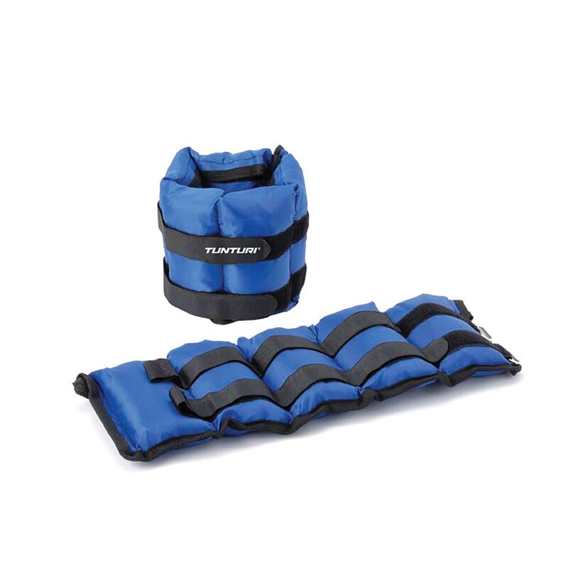 Tunturi Verstellbare Gewichtsmanschetten 4.5 kg ( 2 x 2.25 kg) Schwarz mit Blau