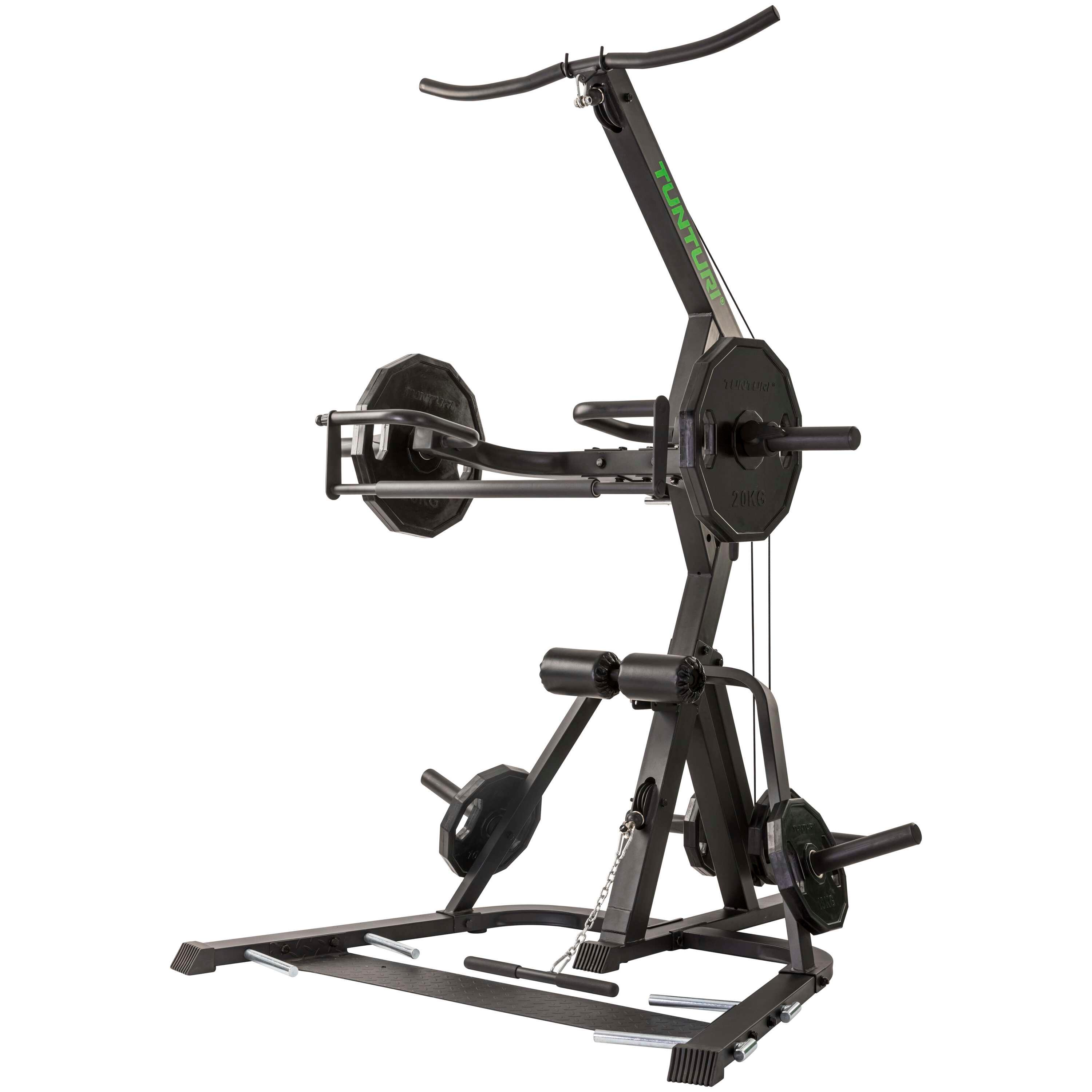 TUNTURI Kraftstation WT85 - Lat Pully Station - Fitnessstation - Hanteltraining