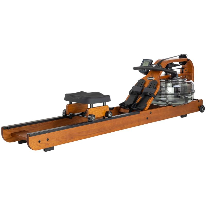 Fluid Rower Viking PRO V + SPH Wasser Rudergerät Dual Rail