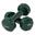 Dumbbell set - Vinyl - Groen